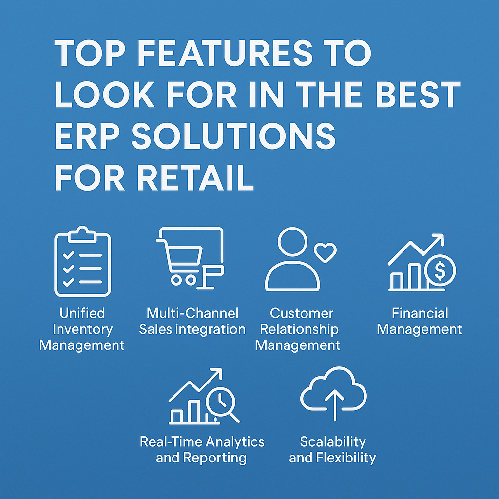 Top features for the best retail ERP solutions