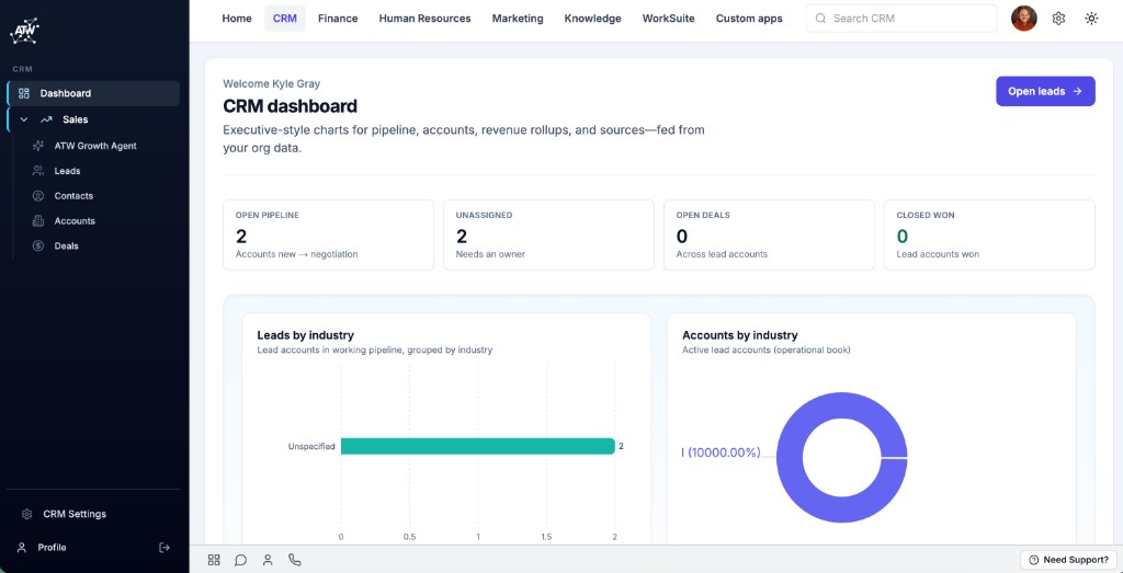 CRM — product preview